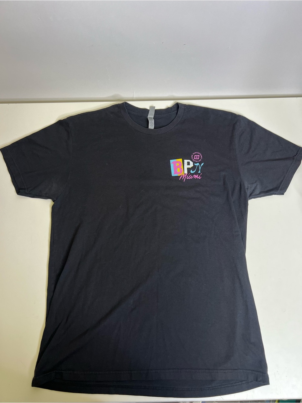 bpn Go One More World Tour Miami Black Graphic Tee Men’s - Size Large